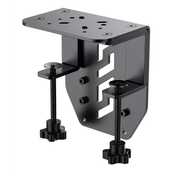 Moza Racing lidojuma bāzes galda skava, lidojuma bāzes galda skava, melna, tērauds, AB9 FFB Base, 145 mm, 102 mm