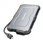 HDD/SSD korpuss GRAUGEAR G-2502-C-10G 2,5 collas Melns tērauds 6TB