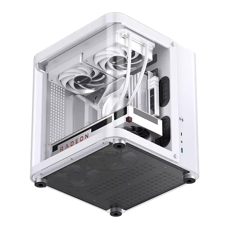 PC Case Jonsbo TK-1 2.0 Mini Tower balta