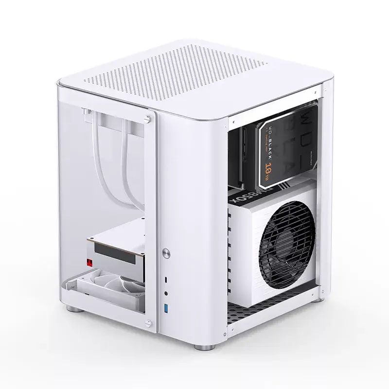 PC Case Jonsbo TK-1 2.0 Mini Tower balta