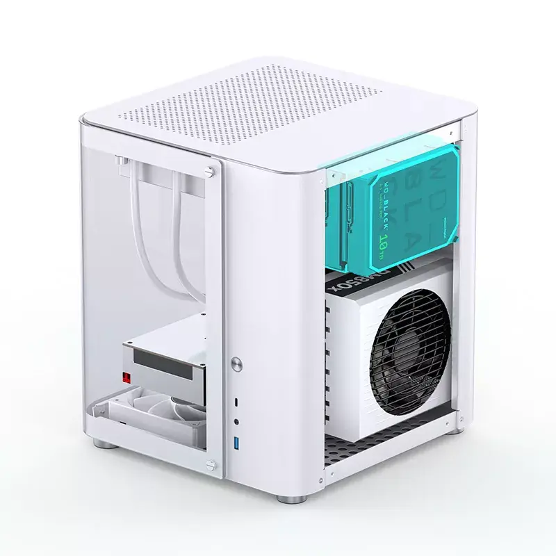 PC Case Jonsbo TK-1 2.0 Mini Tower balta