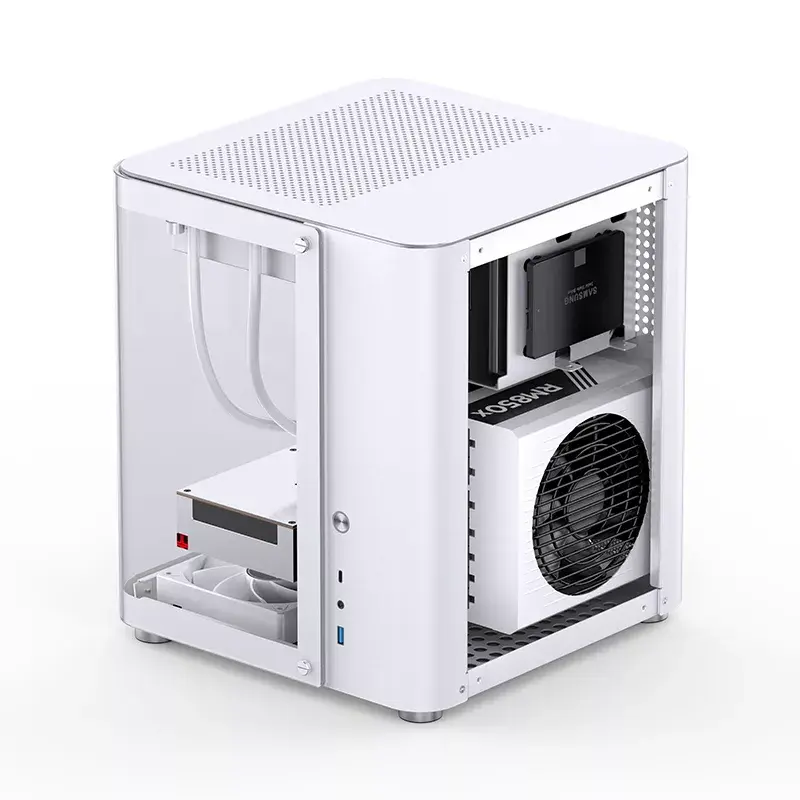 PC Case Jonsbo TK-1 2.0 Mini Tower balta