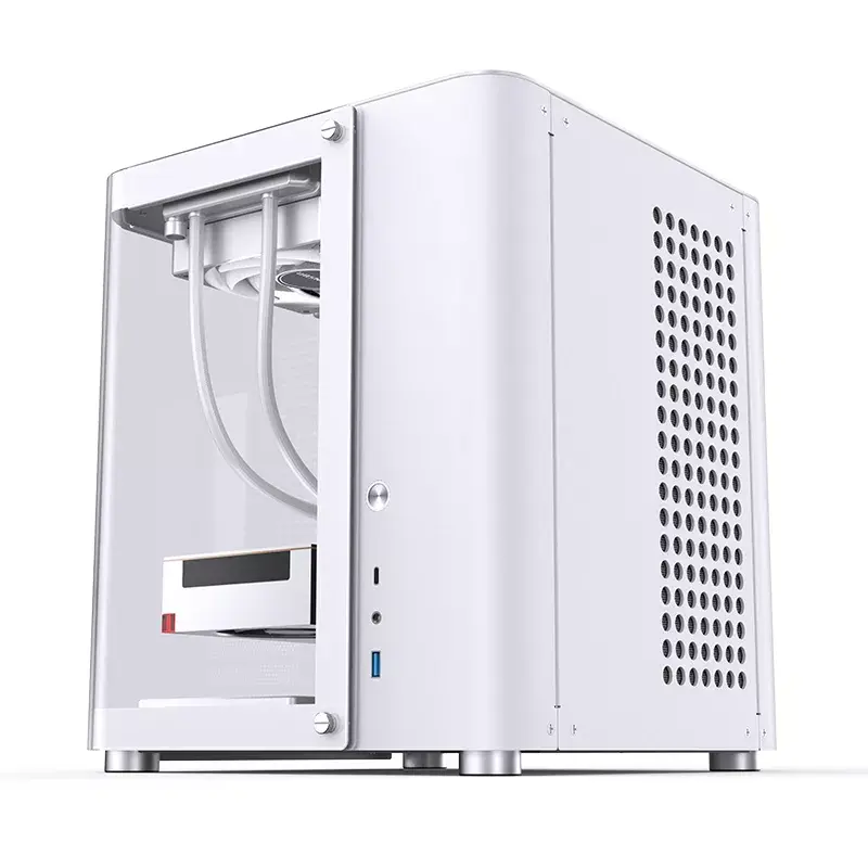 PC Case Jonsbo TK-1 2.0 Mini Tower balta