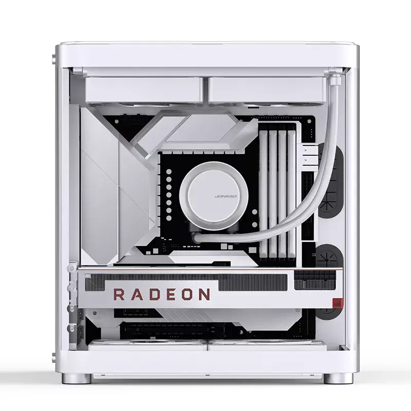 PC Case Jonsbo TK-1 2.0 Mini Tower balta