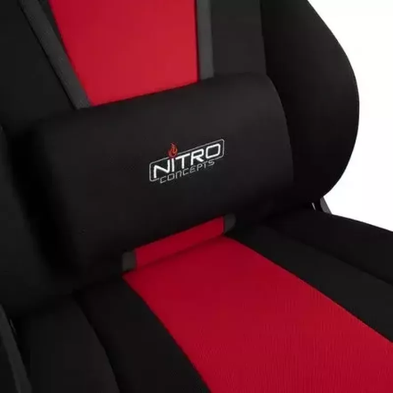 Polsterēts sēdeklis Nitro Concepts E250 Melns Red Height adjustable