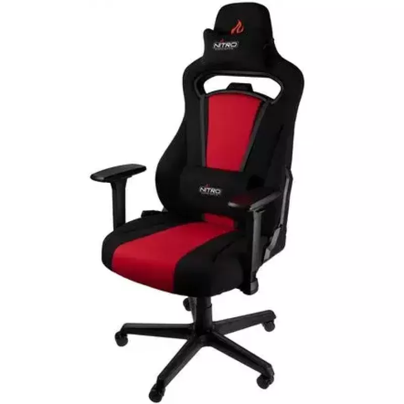 Polsterēts sēdeklis Nitro Concepts E250 Melns Red Height adjustable