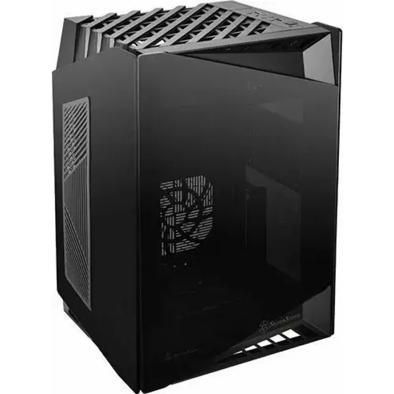 Datora korpuss SilverStone SST-LD03B-AF Mini-ITX Melns
