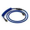 Spirālveida USB kabelis GLORIOUS mehāniskajām tastatūrām, GMMK Cobalt Blue GLO-KB-ACC-CBL-COIL-CBLU