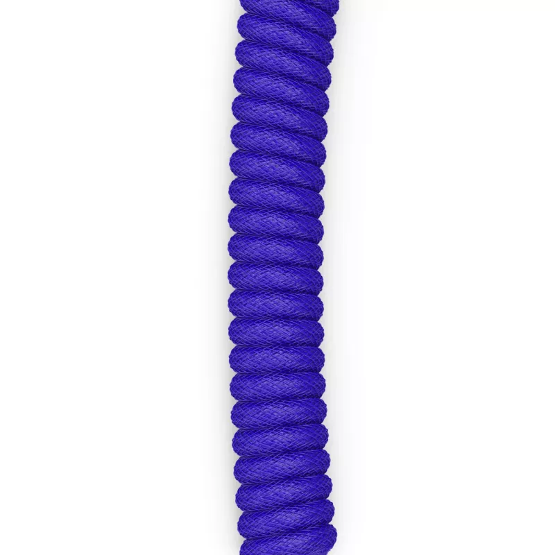 Spirālveida USB kabelis GLORIOUS mehāniskajām tastatūrām, GMMK Cobalt Blue GLO-KB-ACC-CBL-COIL-CBLU