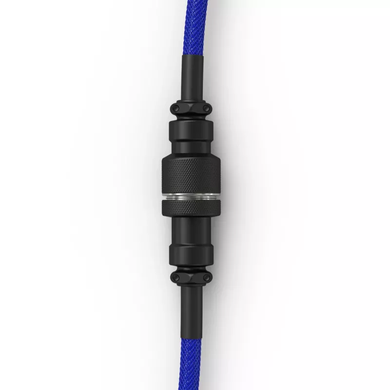 Spirālveida USB kabelis GLORIOUS mehāniskajām tastatūrām, GMMK Cobalt Blue GLO-KB-ACC-CBL-COIL-CBLU