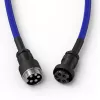Spirālveida USB kabelis GLORIOUS mehāniskajām tastatūrām, GMMK Cobalt Blue GLO-KB-ACC-CBL-COIL-CBLU