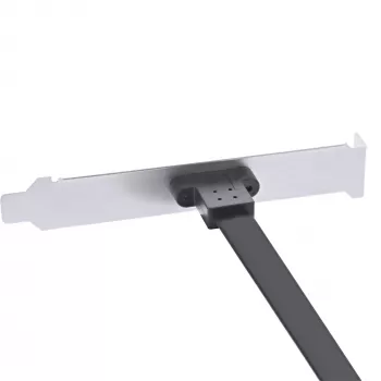 InLine PCI slota kronšteins, USB-C uz USB 3.2 priekšējā paneļa Key-A iekšējais, 0,3 m