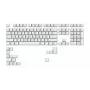 Klaviatūras taustiņu vāciņi Triton Glorious Doubleshot Keycaps V2 — ABS, balta, saderīga ar GMMK