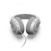 Austiņas STEELSERIES Arctis Nova 1 ar vadu 3,5 mm, binaurālas, balts, 1,2 m kabelis, noņemams, izvelkams mikrofons ar regulējamu statīvu
