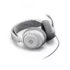 Austiņas STEELSERIES Arctis Nova 1 ar vadu 3,5 mm, binaurālas, balts, 1,2 m kabelis, noņemams, izvelkams mikrofons ar regulējamu statīvu