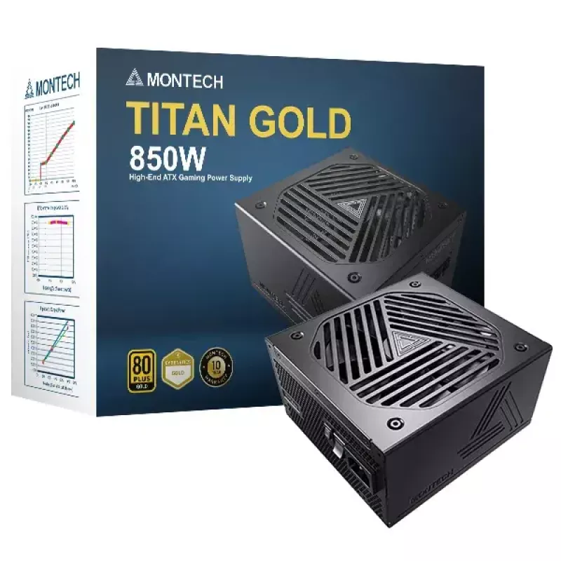 Barošanas bloks Montech TITAN GOLD 850W