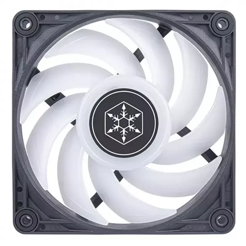Ventilators Silverstone VISTA 120 ARGB 12 cm melns 2000 RPM FDB