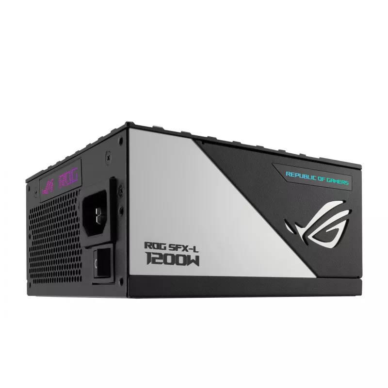 ASUS ROG -LOKI-1200T-SFX-L-GAMING barošanas bloks 1200 W 20+4 kontaktu ATX melns, sudrabains