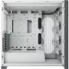 CORSAIR Icue 5000x RGB - Stikla paneļu vidējais torņa ATX dators Smart Case - Balts