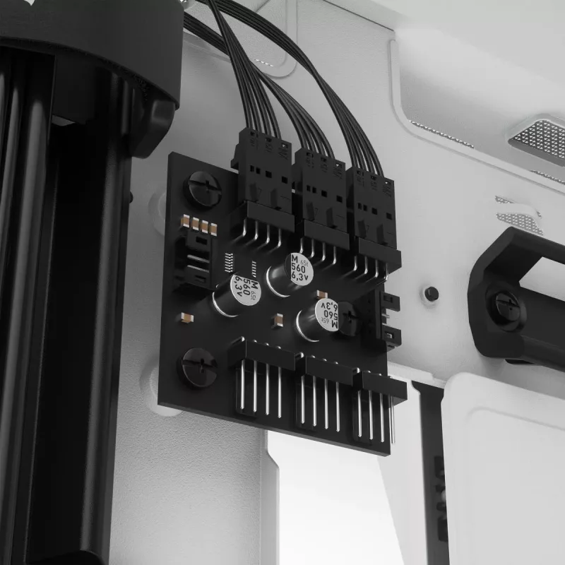 CORSAIR Icue 5000x RGB - Stikla paneļu vidējais torņa ATX dators Smart Case - Balts