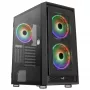 Aerocool GRAPHITEV3 datorkorpuss ar 3 ARGB 14 cm ventilatoriem