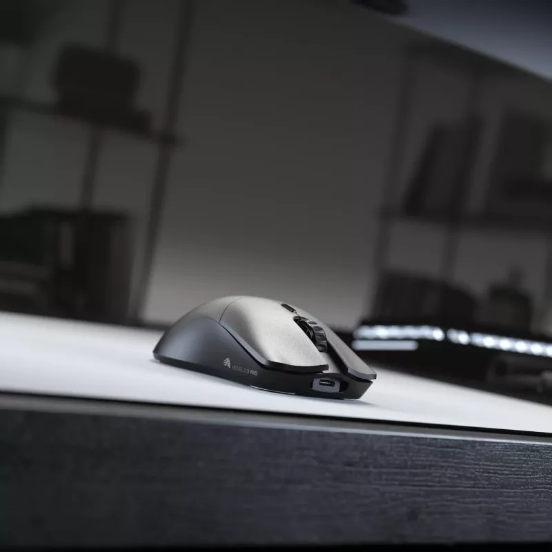 Glorious Gaming Glorious Model O 2 PRO Wireless - 4K/8K aptaujas frekvence - melns