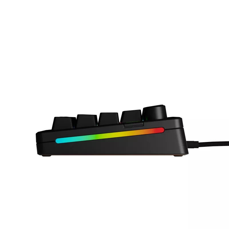 Mehāniskā spēļu tastatūra GLORIOUS GMMK 3 65% vadu USB, QWERTY US, RGB, melna