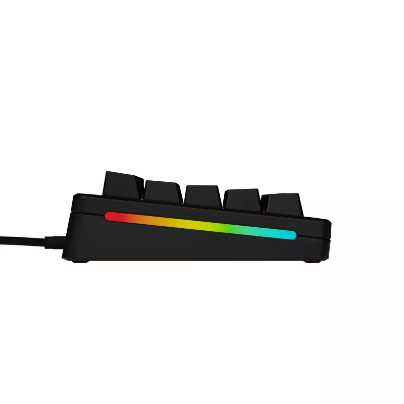 Mehāniskā spēļu tastatūra GLORIOUS GMMK 3 65% vadu USB, QWERTY US, RGB, melna