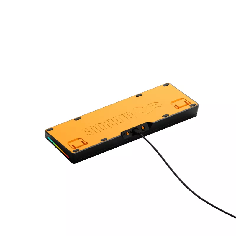 Mehāniskā spēļu tastatūra GLORIOUS GMMK 3 65% vadu USB, QWERTY US, RGB, melna