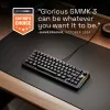 Mehāniskā spēļu tastatūra GLORIOUS GMMK 3 65% vadu USB, QWERTY US, RGB, melna