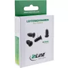 InLine ventilātora skrūves 5,0x10,0mm melnas 50 gab.