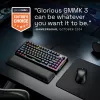Glorious Gaming GMMK 3 PRO 75% Prebuilt Wired Melns - US, vadu, USB, mehāniska, QWERTY, RGB LED, melna