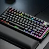 Glorious Gaming GMMK 3 PRO 75% Prebuilt Wired Melns - US, vadu, USB, mehāniska, QWERTY, RGB LED, melna