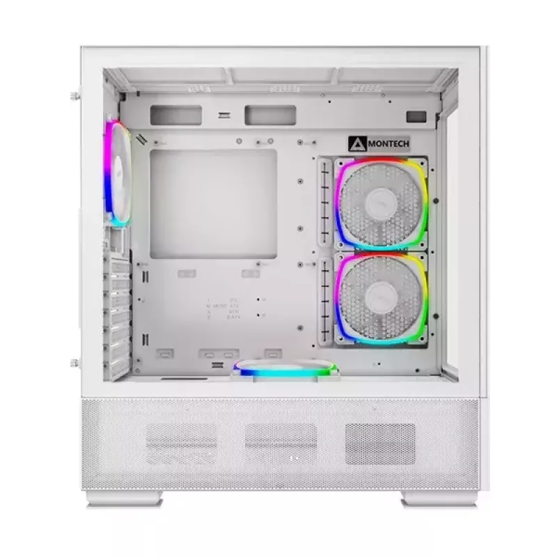PC korpuss Montech SKY TWO Midi Tower balts