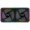 Aerocool ASTRO24 Dual Fan PC 12cm ARGB LED Antivibration Support Melns