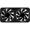Aerocool ASTRO24 Dual Fan PC 12cm ARGB LED Antivibration Support Melns