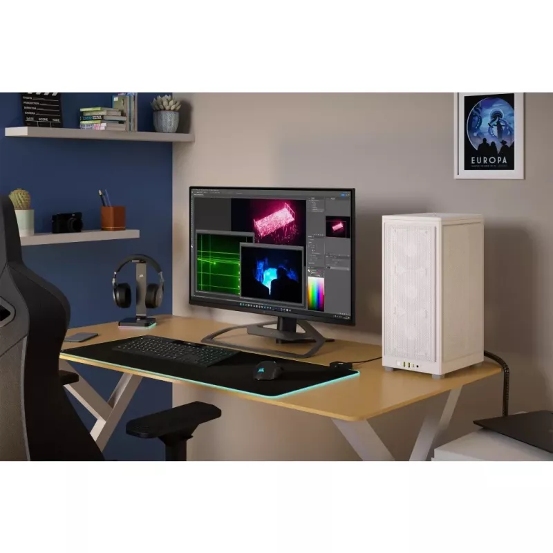 PC Case Corsair 2000D AIRFLOW Small Form Factor balta