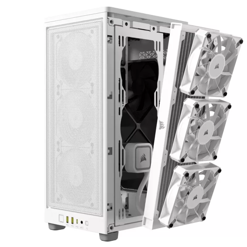 PC Case Corsair 2000D AIRFLOW Small Form Factor balta