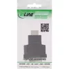 InLine HDMI–DVI adapteris, vīrišķais / 24+1 sievišķais, zeltīts, 4K2K