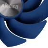 Ventilators Akasa ALUCIA SC Procesora ventilators 14 cm Melns Zils Hidrodinamiskais gultnis