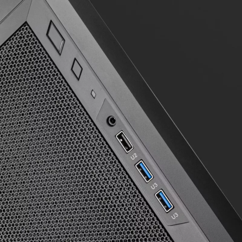 PC korpuss Silverstone FARA 311 Micro ATX, melns