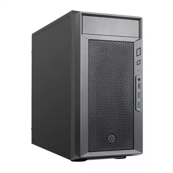 PC korpuss Silverstone FARA 311 Micro ATX, melns