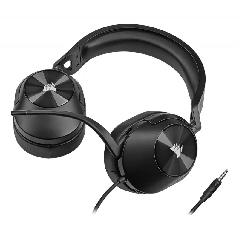 CORSAIR spēļu austiņas Hs55 - 3.5mm - Stereo - Carbon