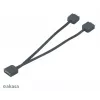 Addressable RGB LED splitter kabelis Akasa AK-CBLD08-12BK