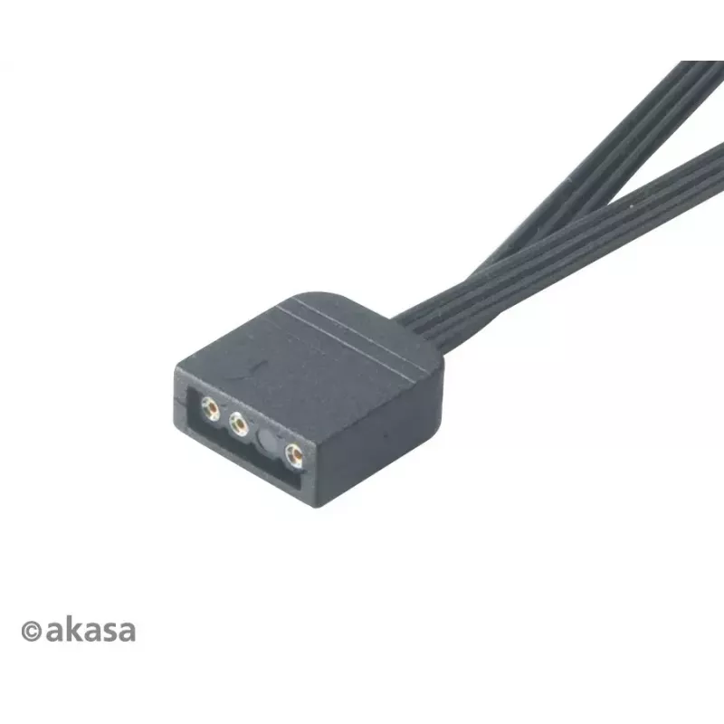 Addressable RGB LED splitter kabelis Akasa AK-CBLD08-12BK