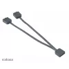Addressable RGB LED splitter kabelis Akasa AK-CBLD08-12BK