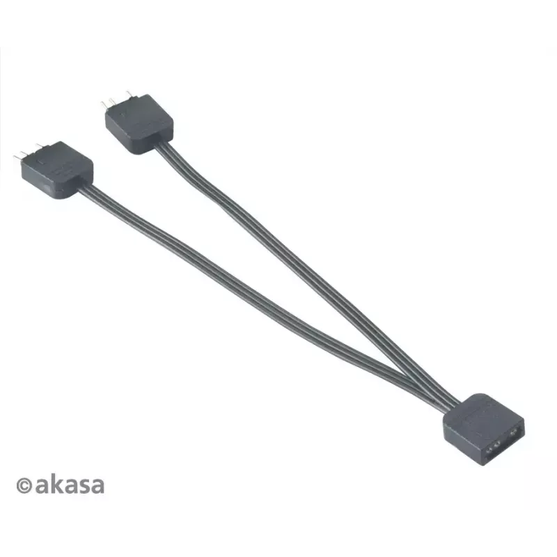 Addressable RGB LED splitter kabelis Akasa AK-CBLD08-12BK
