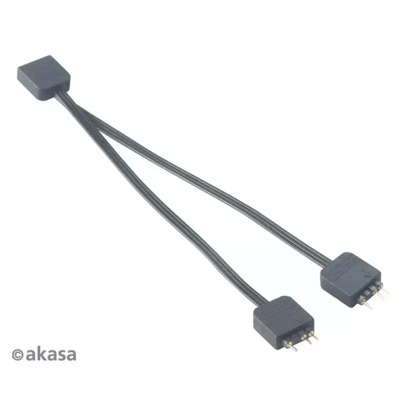 Addressable RGB LED splitter kabelis Akasa AK-CBLD08-12BK