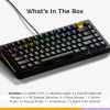 Glorious PC Gaming Race GMMK 3 HE iebūvēta tastatūra 75% mehāniskā RGB melna