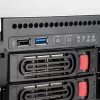 HDD korpuss Silverstone SST-RM43-320-RS 20 diskdziņi 2,5/3,5 collu Pelēks